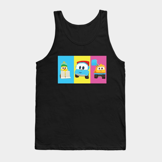 Leo the Truck POP ART Tank Top by cowtown_cowboy